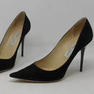 Jimmy Choo Abel black suede heels Size 42